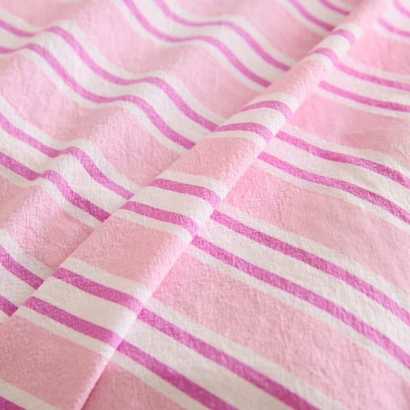 Pippa Pink Stripe Sheet Set