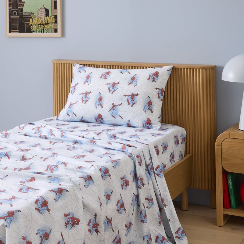 Marvel The Adventures of Spider-Man Blue Sheet Set