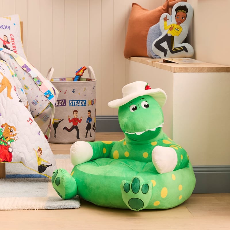 Adairs Kids - The Wiggles Dorothy The Dinosaur Green Cuddle Chair