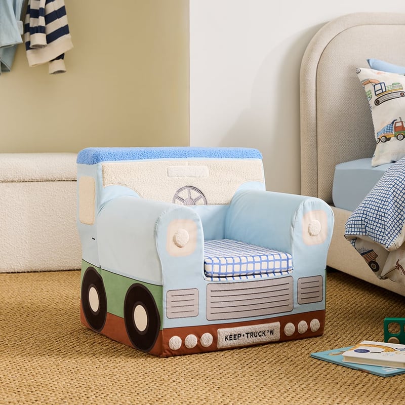 Little Driver's Blue Lounge Chair