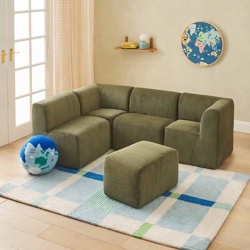 Forest Green Mini Modular Lounge