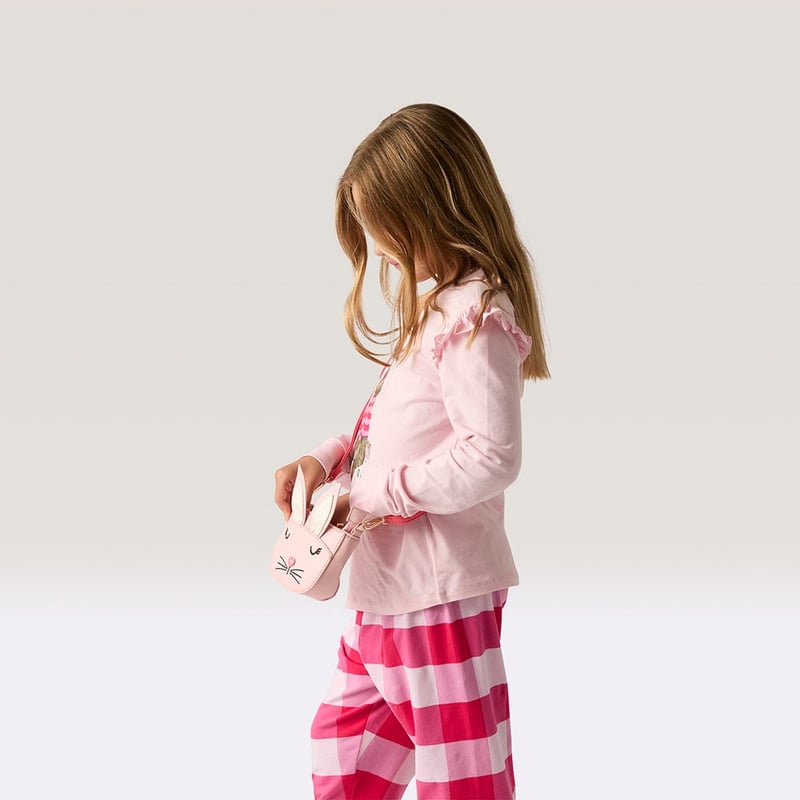 Pink Bunny Sling Bag