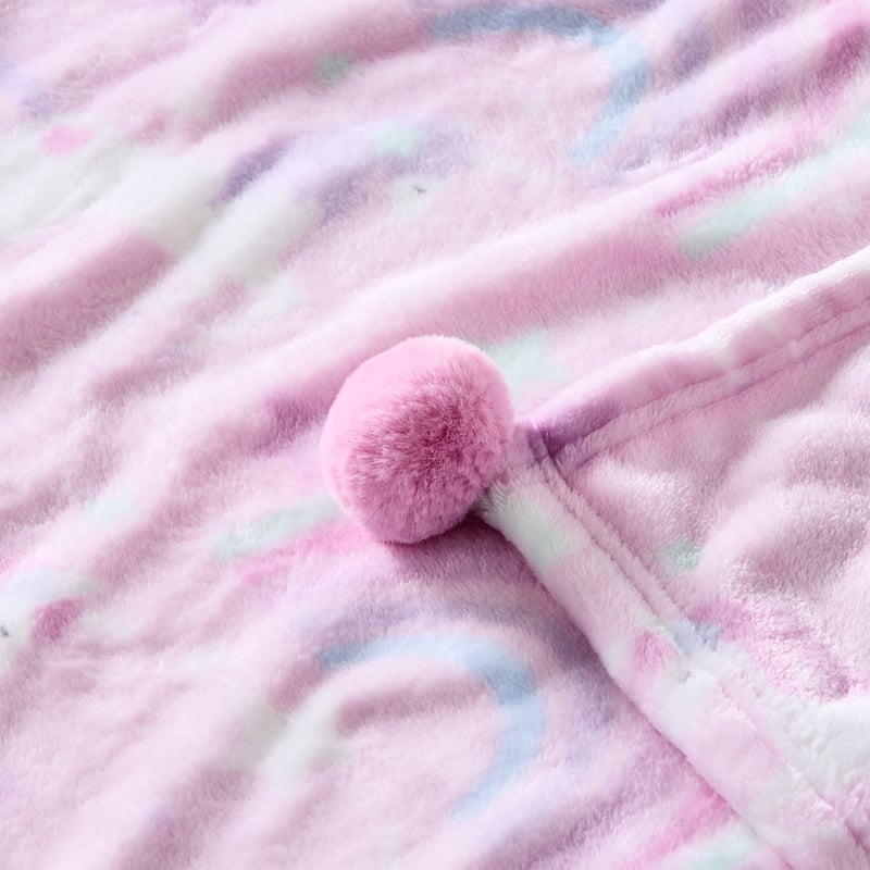 Novelty Rainbows & Unicorns Ultra Soft Blanket