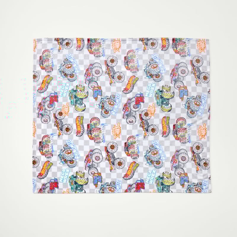 Mattel Hot Wheels Monster Trucks Ultra Soft Blanket