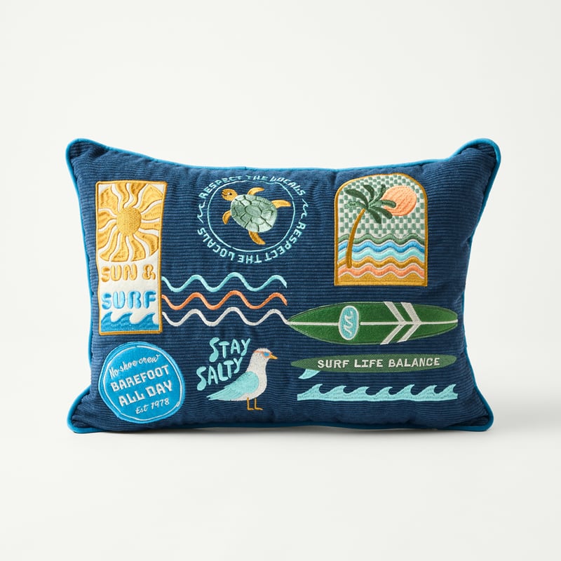 Surf Life Balance Navy Cushion