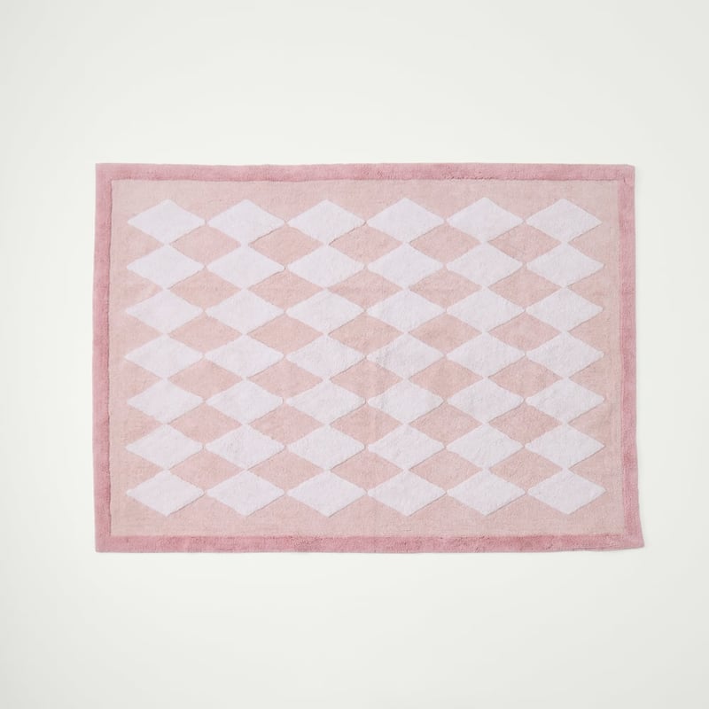 Pink Diamond Rug