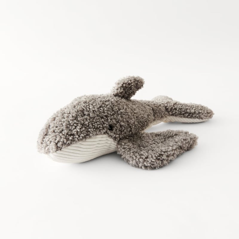 Winston Whale Grey Cuddle Toy