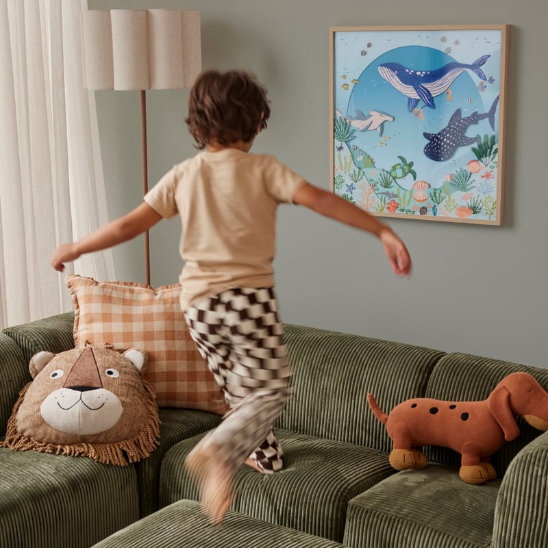 Dougie Dachshund Brown Knitted Toy