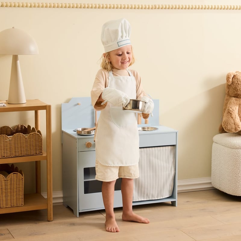 Timber Blue Kitchen Play Set
