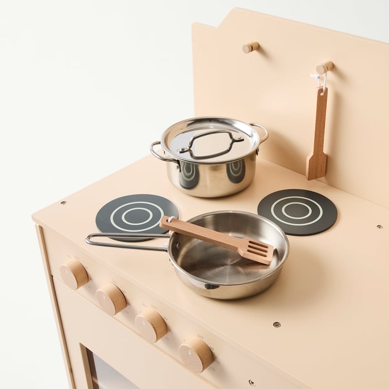 Timber Natural Kitchen Play Set