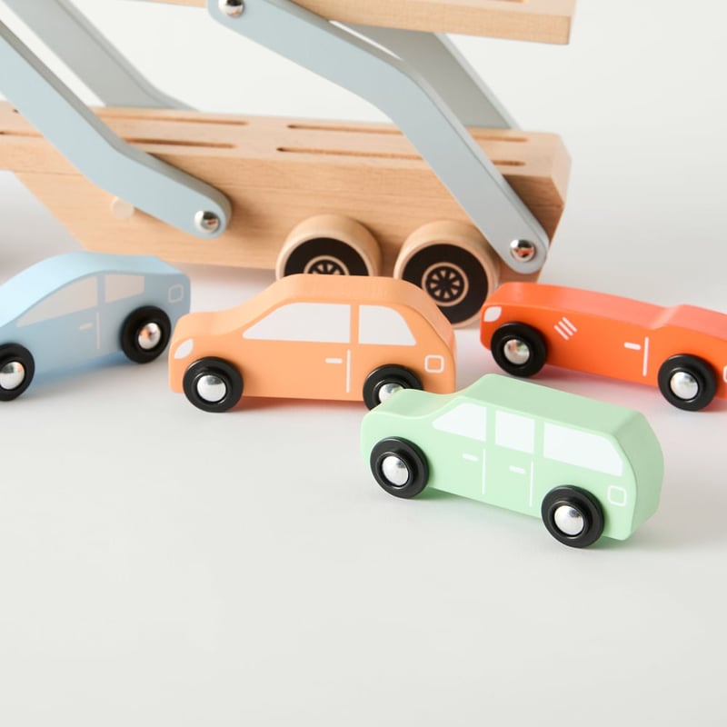 Timber Truck & Trailer Play Set