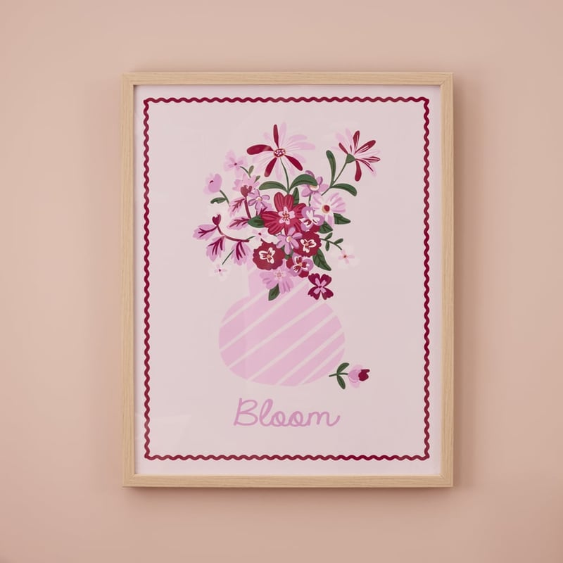 Berry Floral Bloom Wall Art