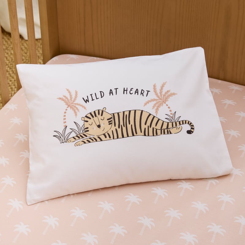 Safari Sun Cot Text Pillowcase