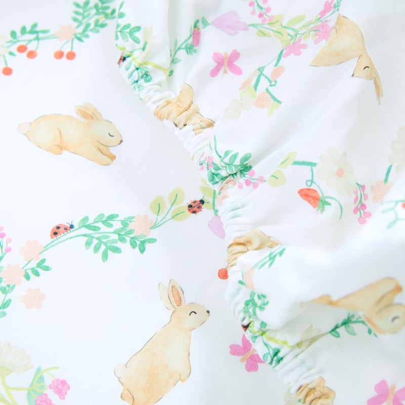 Floral Bunny Sheet 2pk