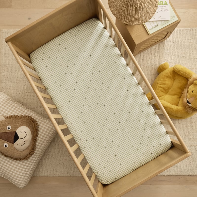 Buzzing Bee Green Fitted Sheet Pack of 2