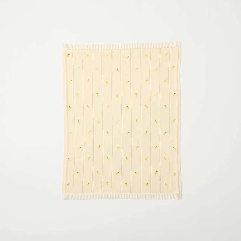 Novelty Amalfi Lemon Baby Blanket