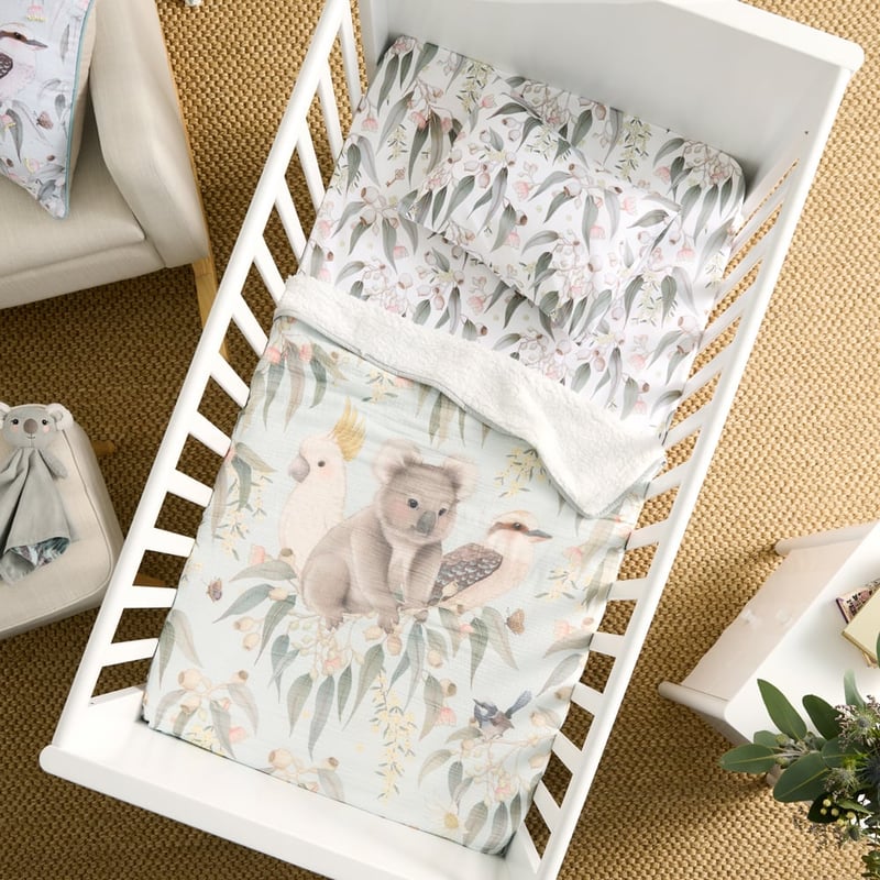 Fleur Harris Australian Friends Baby Blanket