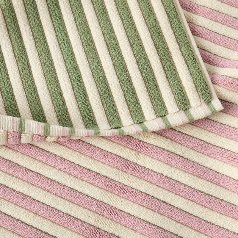 European Sophia Antique Pink & Pear Turkish Cotton Towel Range