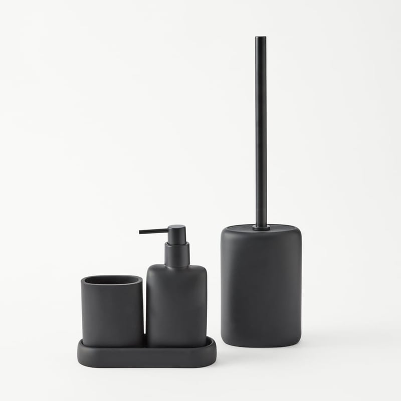 Oscar Black Bathroom Accessories