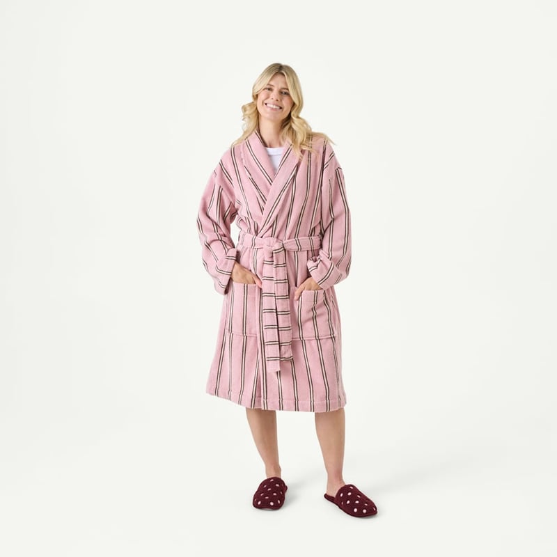 Lincoln European Turkish Cotton Pink Blossom & Truffle Bath Robe
