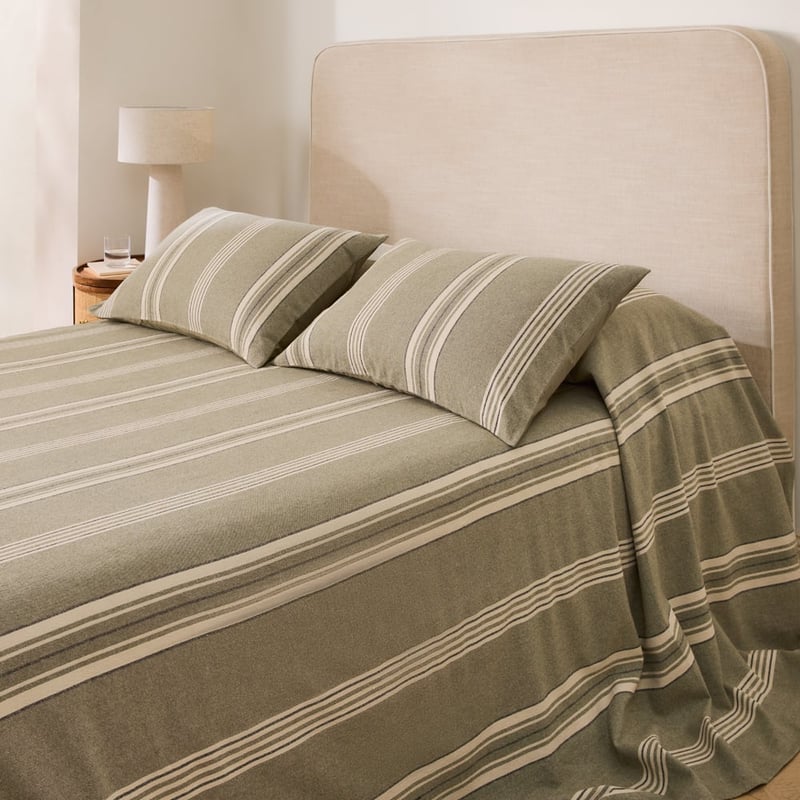 Hunter Forest Stripe Bedcover Separates