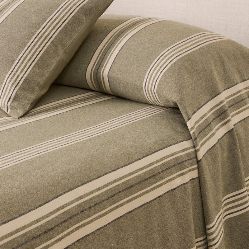 Hunter Forest Stripe Bedcover Separates