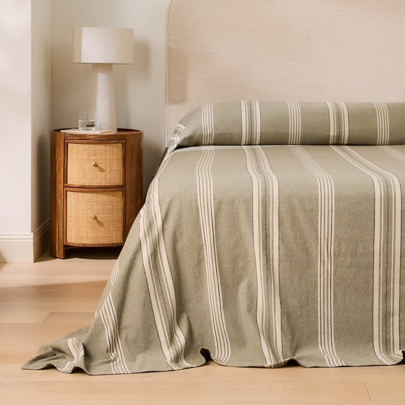 Hunter Forest Stripe Bedcover Separates