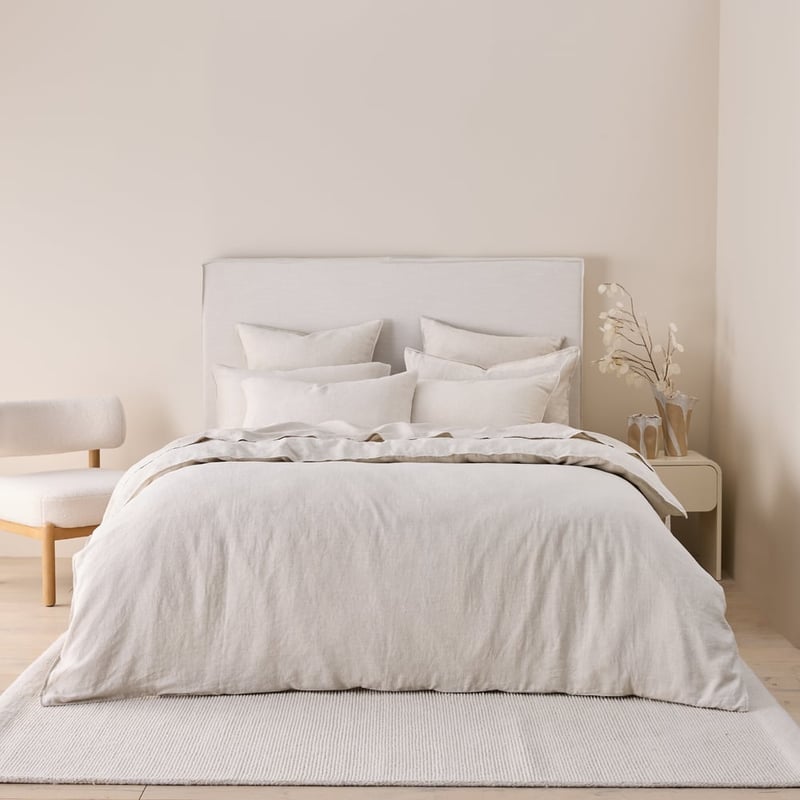 Vintage Washed Linen Linen Quilt Cover Separates