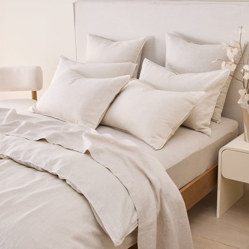 Vintage Washed Linen Linen Quilt Cover Separates