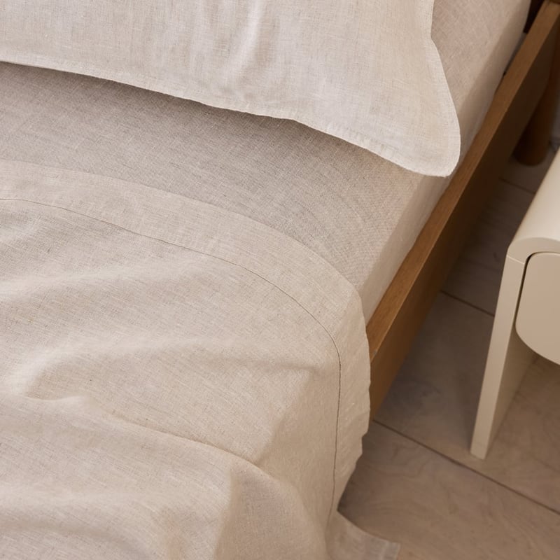 Vintage Washed Linen Linen Sheet Separates