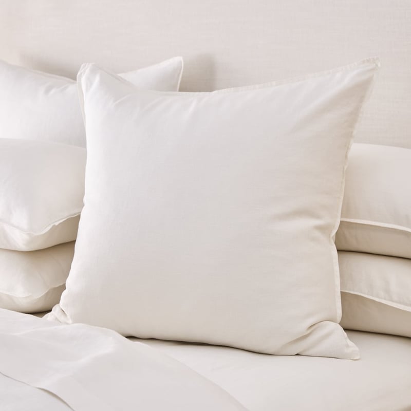 Vintage Washed Linen White Quilt Cover Separates