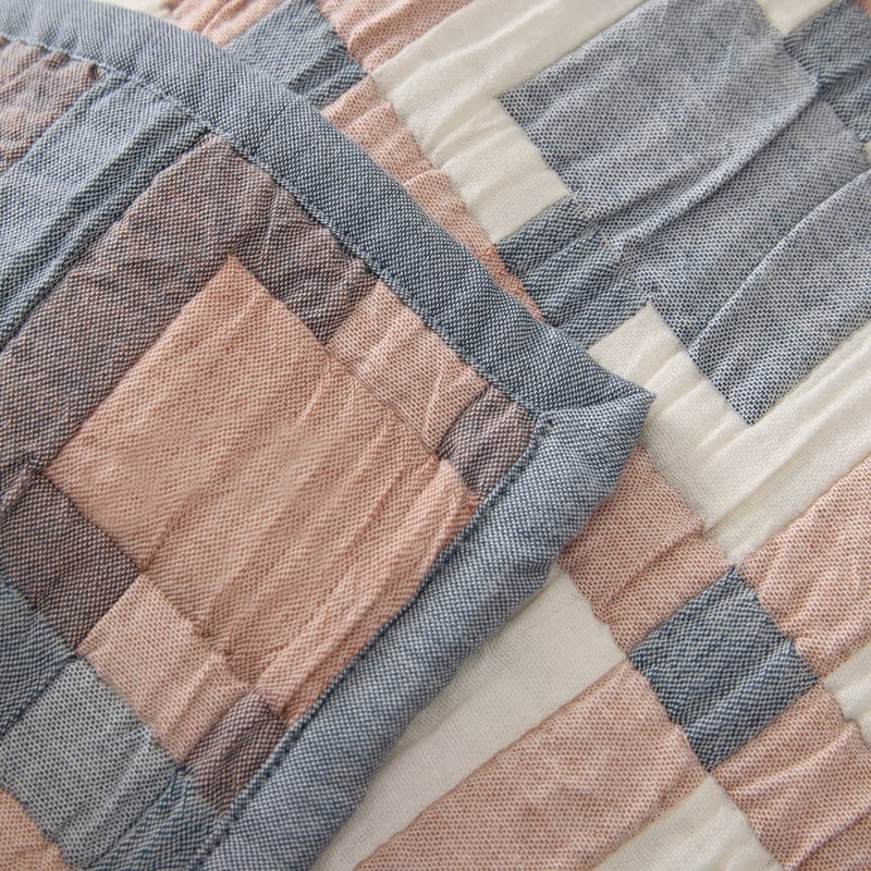 Riley Blue Quilted Pillowcases