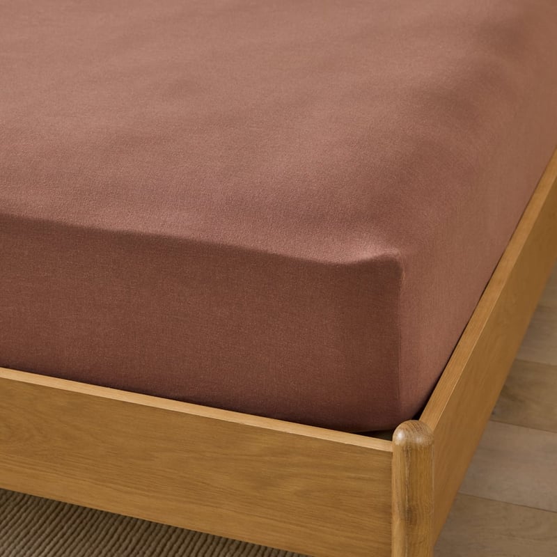Brushed Cotton Wool Cedar Sheet Set