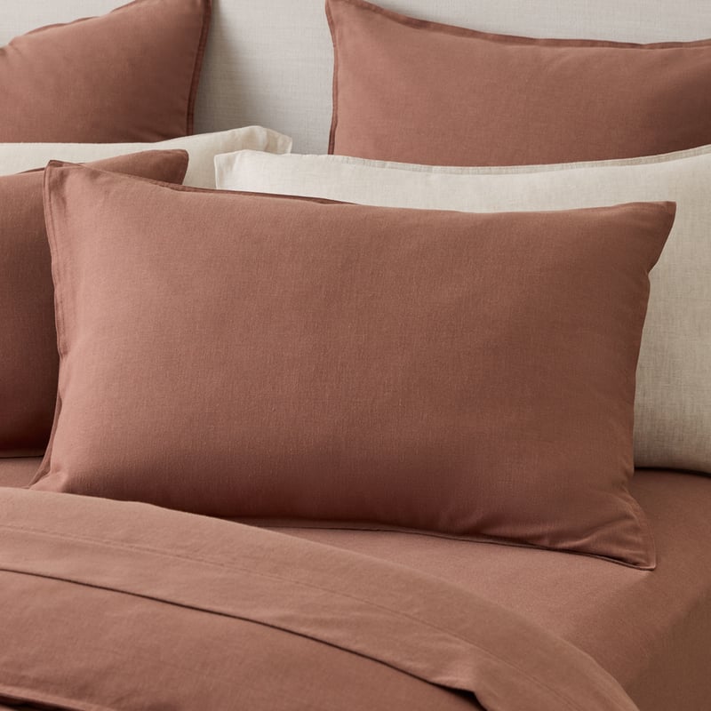 Brushed Cotton Wool Cedar Quilt Cover Set + Separates