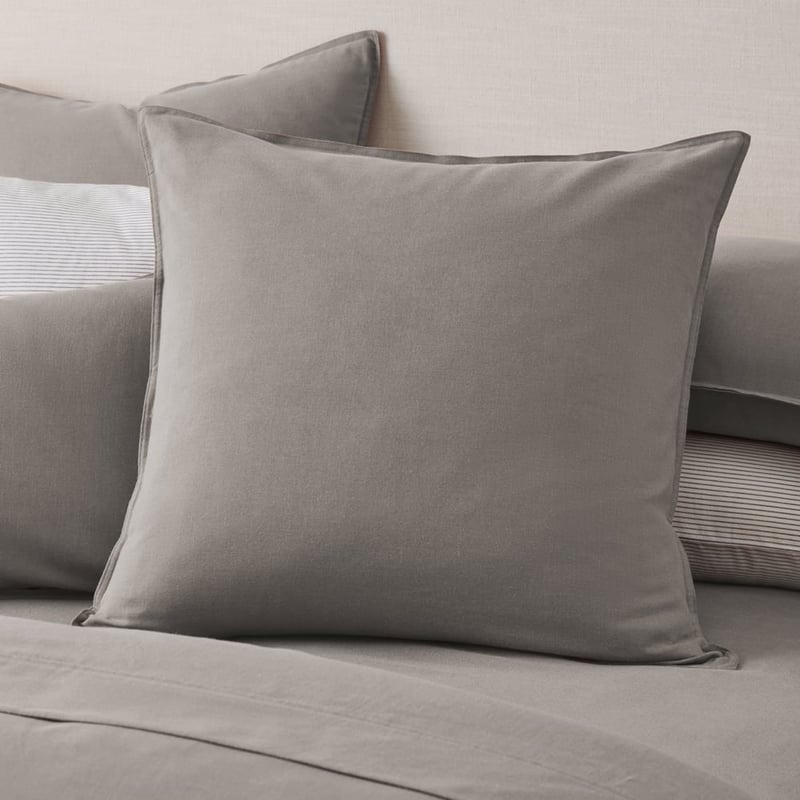 Brushed Cotton Wool Ash Grey Quilt Cover Set + Separates