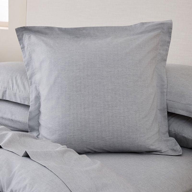 Brushed Cotton Black & White Cashmere Herringbone Pillowcases
