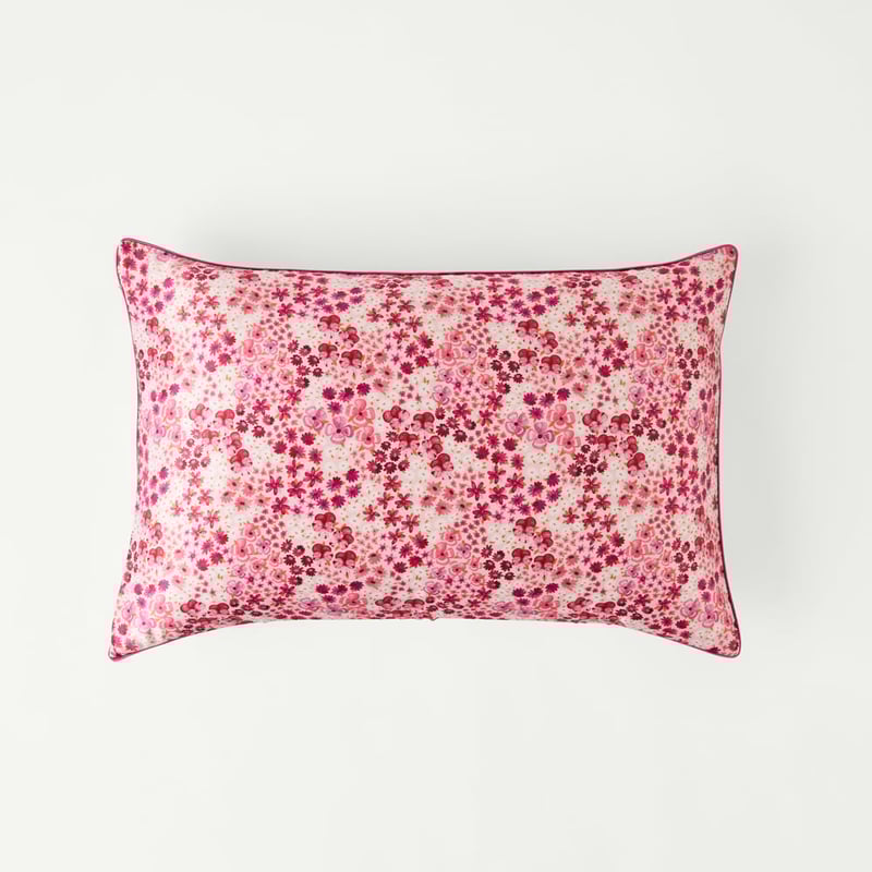 Pure Silk Mothers Day Floral Printed Pillowcase