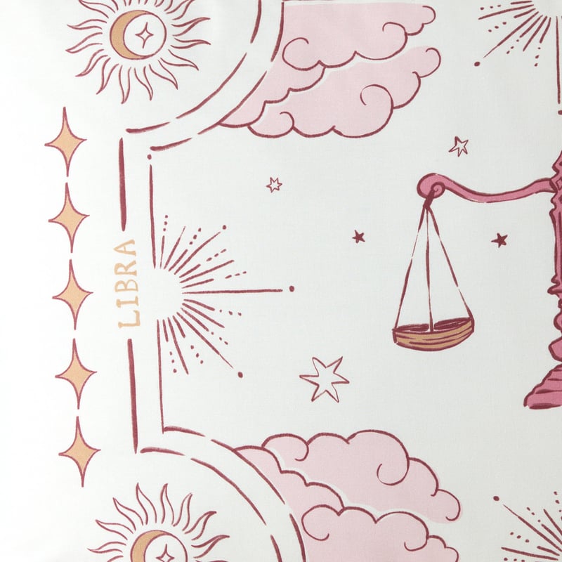 Zodiac Pink Libra Pillowcases
