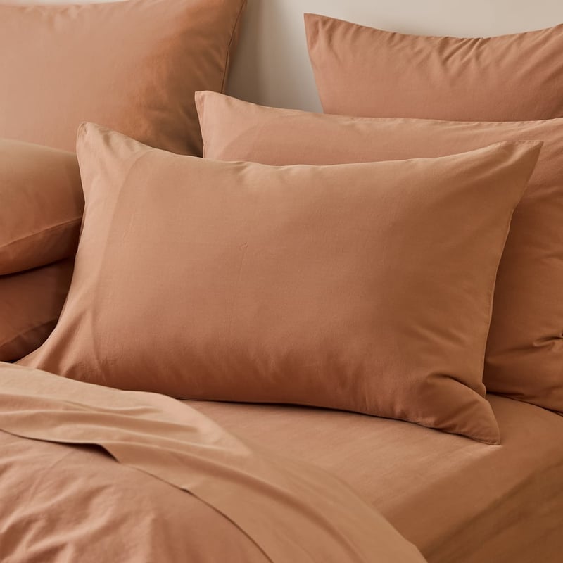 Stonewashed Cotton Earth Quilt Cover Separates