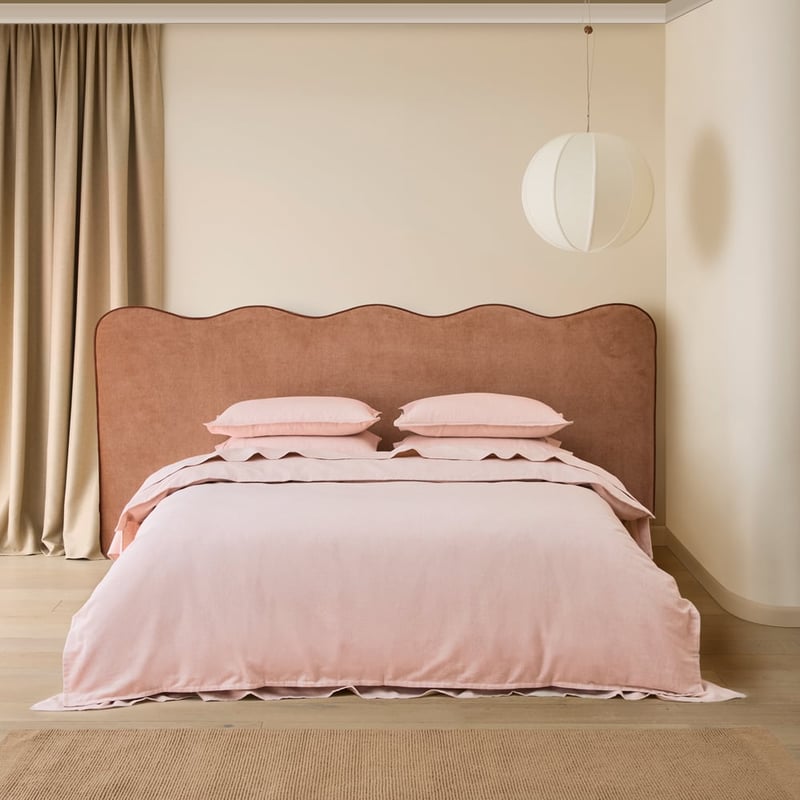 Melange Pink Flannel Quilt Cover Set + Separates