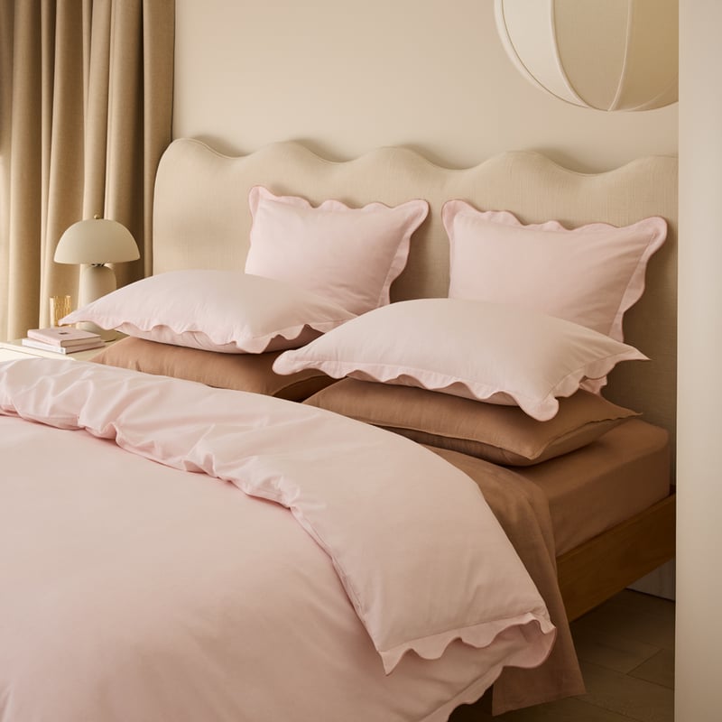 Hallie Rose Scallop Quilt Cover Set + Separates