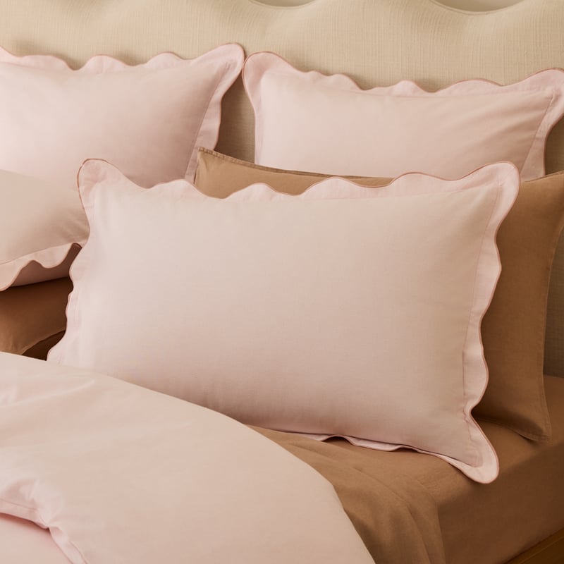 Hallie Rose Scallop Quilt Cover Set + Separates