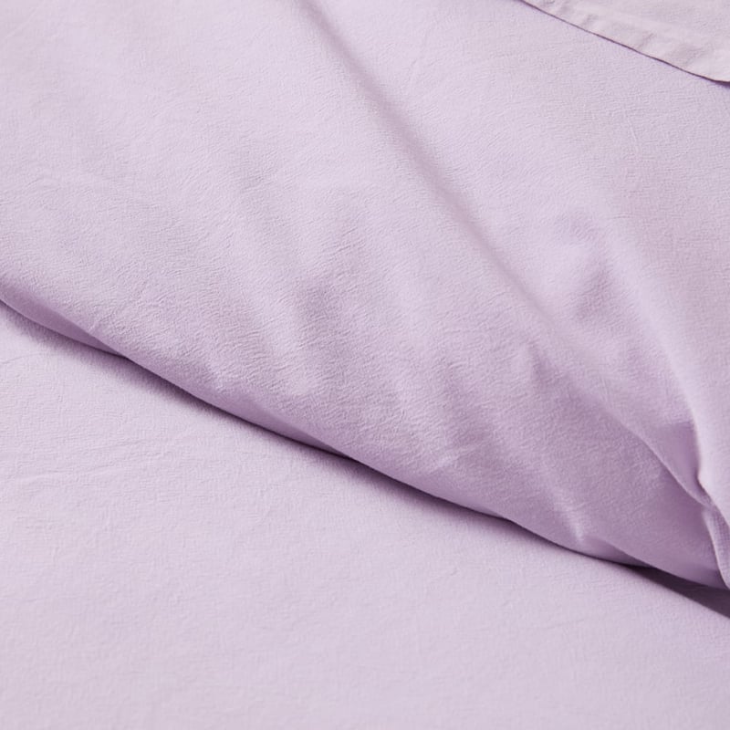 Stonewashed Cotton Misty Lilac Quilt Cover Separates