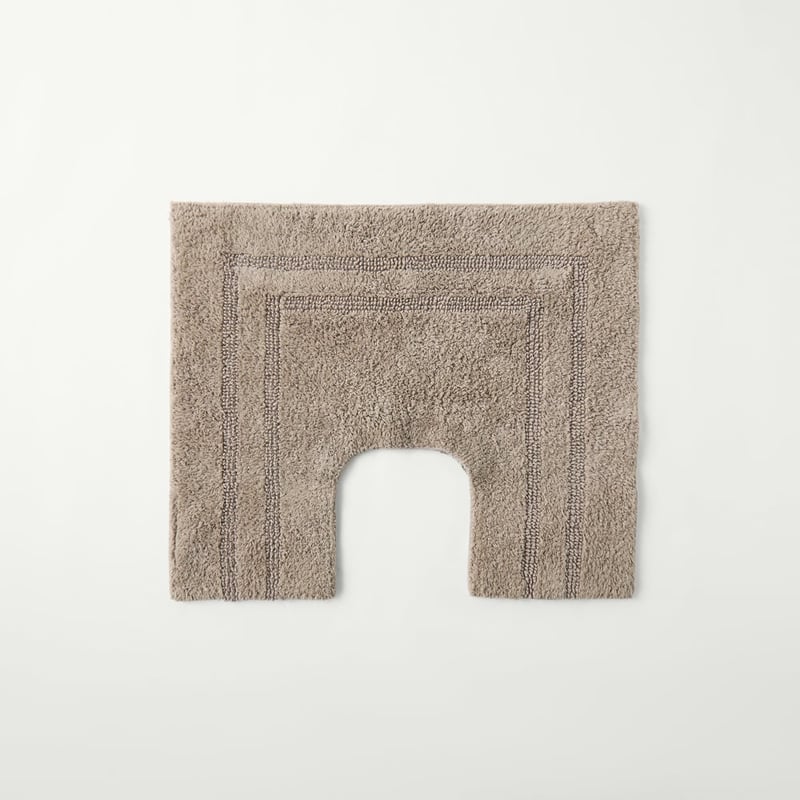 Regent Mushroom Reversible Cotton Contour Bath Mat