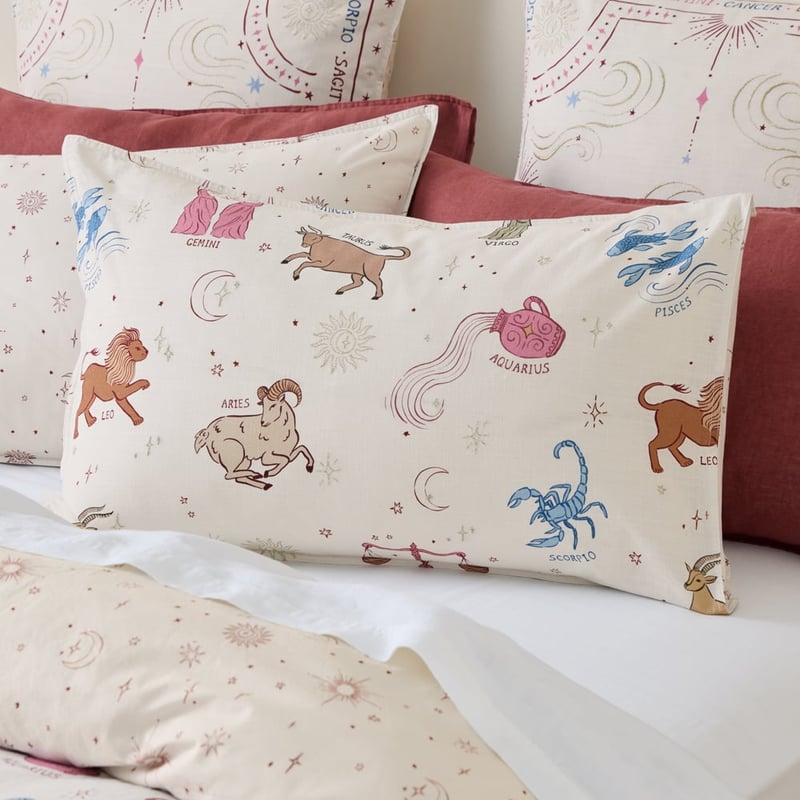 Zodiac Natural Pillowcases
