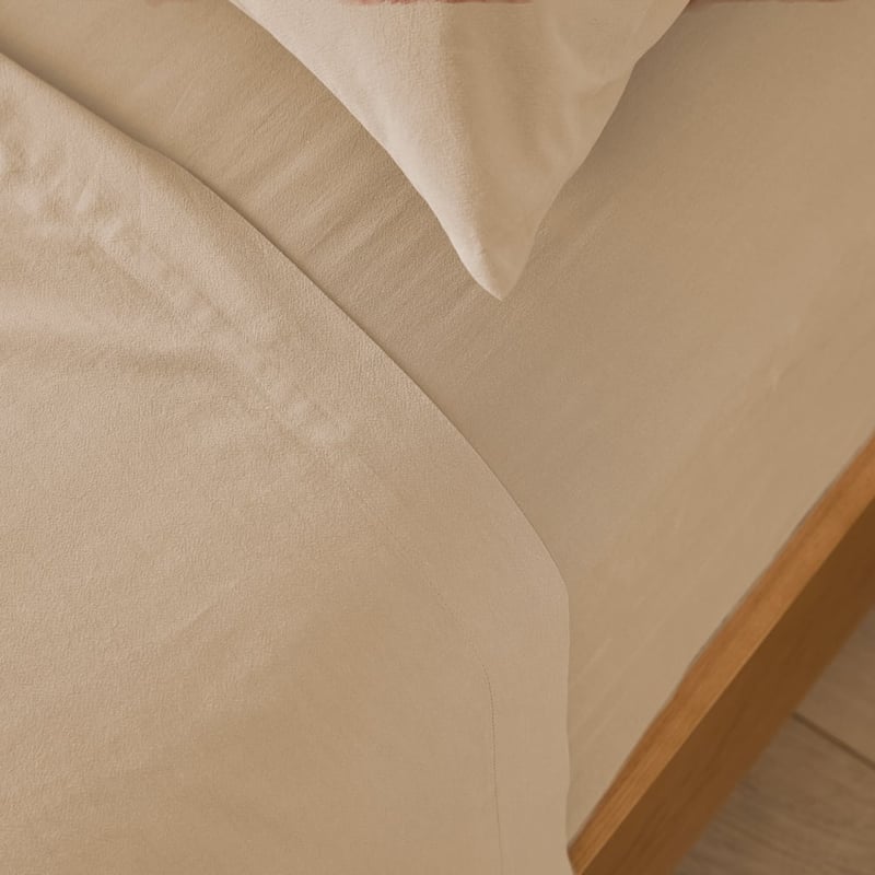 Stonewashed Cotton Sand Sheet Separates