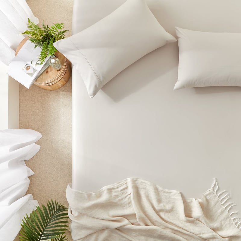 Worlds Softest Cotton Sand Fitted Sheet Separates