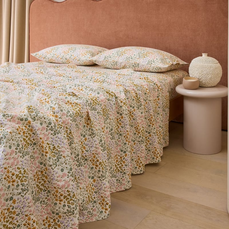 Posy Floral Multi Flannel Sheet Separates