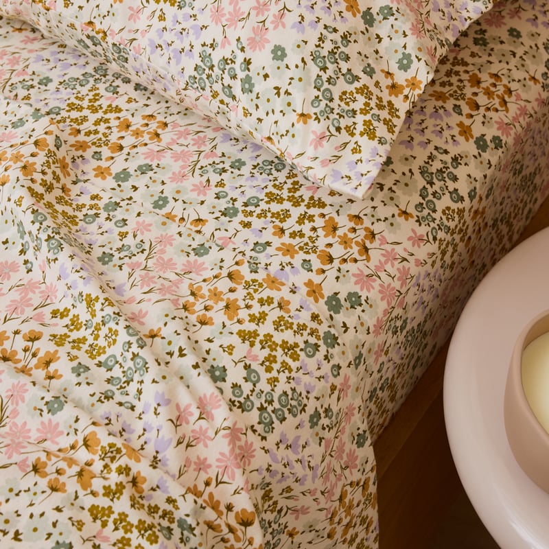 Posy Floral Multi Flannel Pillowcases