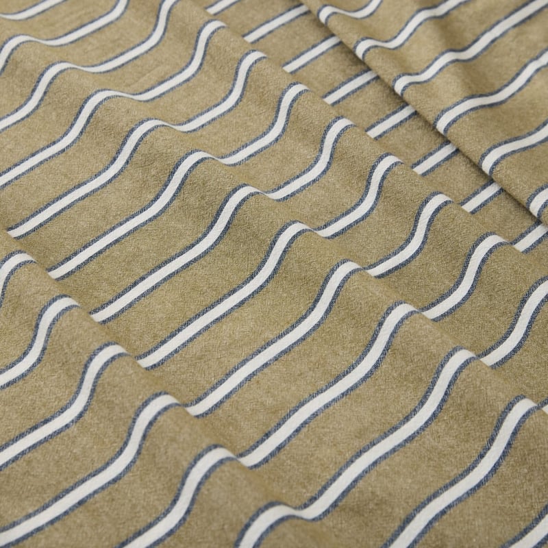 Yarn Dyed Olive Avery Stripe Sheet Set